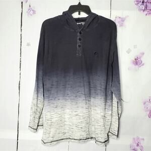 Airwalk Gradient Lightweight Button Hoodie M